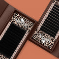 Abonnie Classic Volume Eyelash Extension Supplies Wholesale 0.03 Matte Black Cashmere Lash Extension Velvet Individual Lash Tray