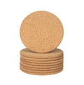 Tailai Hot Sale Cork Coaster Round Cork Mat Absorbent Flower Pot Mat for Kitchen Hot Mats Pots Pans