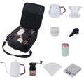 2024 Portable Manual Pour Over Kit Eco-Friendly Arabic Coffee & Tea Set with Gif Box & Bag for Home Brewing & Outdoor Travel