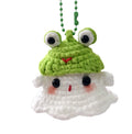 Crochet  Capybara Elf Giraffe Sheep Frog Pig Bear Elephant Cross-dressing Animal Charm Keychain Doll Bag Pendant Accessories