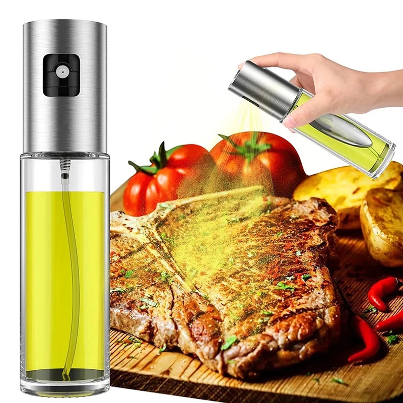 Multipurpose BBQ Salad Baking Cooking Oil Sprayer Mister Glass Olive Oil Dispenser Bottle Olive Oil Cooking Spray Bottle Kitchen