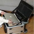 Alilotop Stylish Smart Waterproof Anti-Theft Lightweight Aluminum Frame Carry-On Suitcase TSA Portable Travel Case