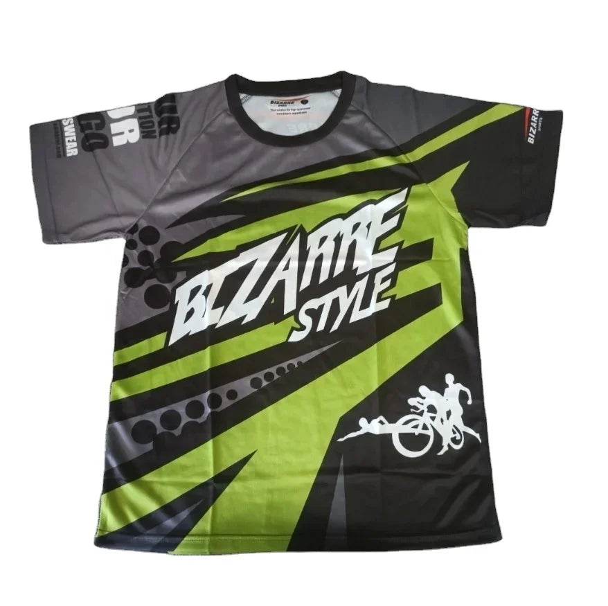 M108 Knitted 3D Sublimation Printing Custom Breathable Eco-Friendly Men's Plus Size Short Sleeve Casual Sport T-Shirts No