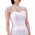Keering WDP-401 Bridal Wedding Beaded Wholesale Fashion Baroque Pearl Necklace Decoration Applique