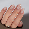 BTArtbox Luxury Fake False Nails With 3D Sculpting Design Wholesale Soft Gel Short Almond Private Label Hand Made Press on Nails