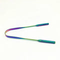 New Clean up the Mouth Oral Tongue Cleaner Brush Oral Hygiene Care Tools Stainless Steel Copper Tongue Scraper for Adult