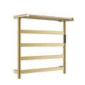 Electric Towel Warmer Rack Brushed Gold Stainless Steel Towel Heated Bars Towel Drying Rack for Bathroom