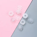 Transparent Plastic Cosmetic Bottle Plastic Anti Layer Sealing Inner Plug Sample logo