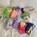 Funny Ugly Sleep Cute Big Eyes Plush Women's Socks Thick Warm Floor Women Winter Socks