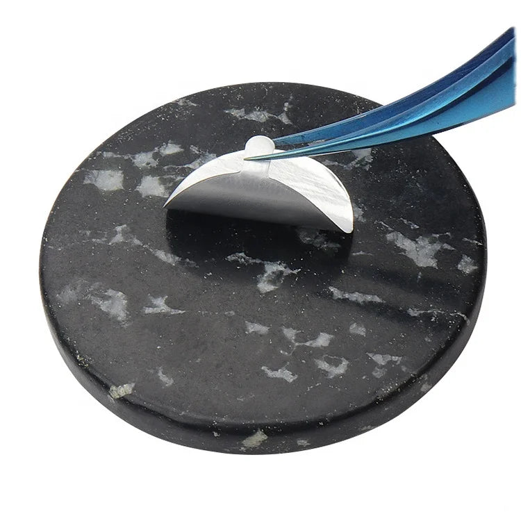 Pink Black Green Jade Stone Eyelash Isolation Pad Jade Glue Stone From Wholesale Vendor Bulk Eyelashes Extension