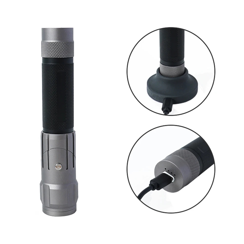 Infrared 450nm 620nm 670nm 810nm Handheld Red Light Therapy Torch Rechargeable Red Light Therapy Torch