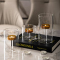 Luxury Wholesale Unique Decorative Glass Candlestick Vintage Candle Holder