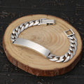 925 Sterling Silver Jewelry Manufacturers Wholesale Fashion Retro Style Popular Simple Smooth Thai Silver Bracelet for Men Women