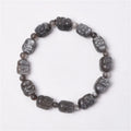 HZ Return Gifts 6mm Skeletal Crystal Pixiu Bracelet Gemstone Bead