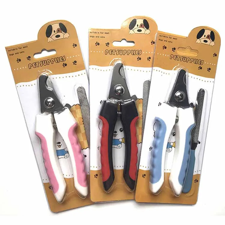 Huge Stock Eco-Friendly Pet Nail Clippers Set with Stainless Steel & Rubber Plastic for Dogs Cats Ultra-Low Price for Bulk Sale