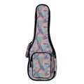 Soprano Ukulele Gig Bag 21 Inch Stylish Padded Cotton Backpack Carrying Case with Flannelette Lining