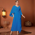 2025 Eid Women Shawl Abaya Arab Nail Bead Robe Islamic Clothing Elegant Dress Dubai Abaya Muslim Evening Dresses
