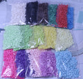 Mix 5MM Round Round Confetti Circle Polymer Clay Soft Slices Holiday Topping Tiny Miniature Food Slime Charms S