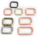Nolvo World 20-25-33-39mm Dog Leash Ring Clothes Bag Metal Wire Formed Rectangle Buckle Square Ring