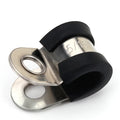 EPDM Rubber Lined P Clip Fuel Pipe Hose Clamp