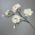 Handmade Real Touch Artificial Magnolia Large EVA High Head End 7 Heads Beautiful Wedding Home Valentine's Day New Year