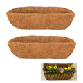 C76 Balcony Garden Decor Sturdy 100% Natural Coco Liner Replacement Hanging Basket Liner Wall Basket Shape Coco Liner