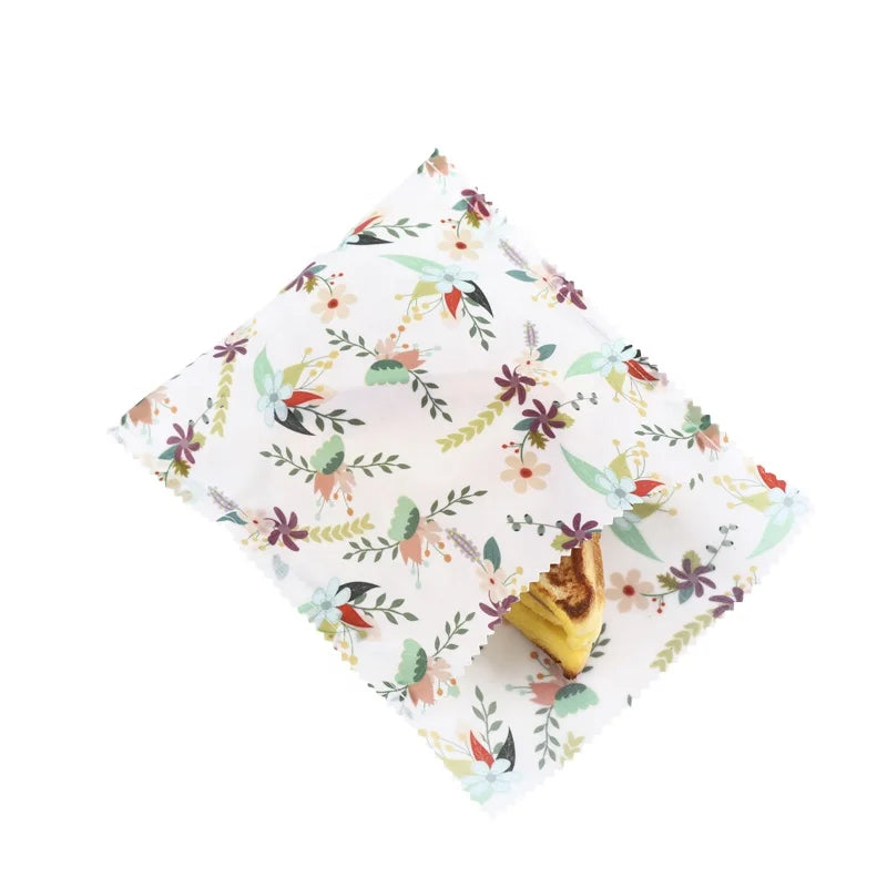 BSCI Factory Reusable Biodegradable Custom Design Beeswax Food Wrap Bag