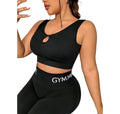 Girls Fashion Simple Fashion Simple Solid Color Push up Wireless T-shirt Bra comfort Women Seamless Sports Bra