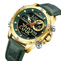 OEM Accept NAVIFORCE 9208 New Men's Quartz Watch Sports Watch Multi Functional Student Watch Waterproof Reloj De Hombre