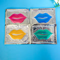 AiXin Private Label Reducing Fine Lines Moisturizing Sleeping Lip Mask Plumping Lip 24K Gold Rose Crystal Collagen Lip Mask