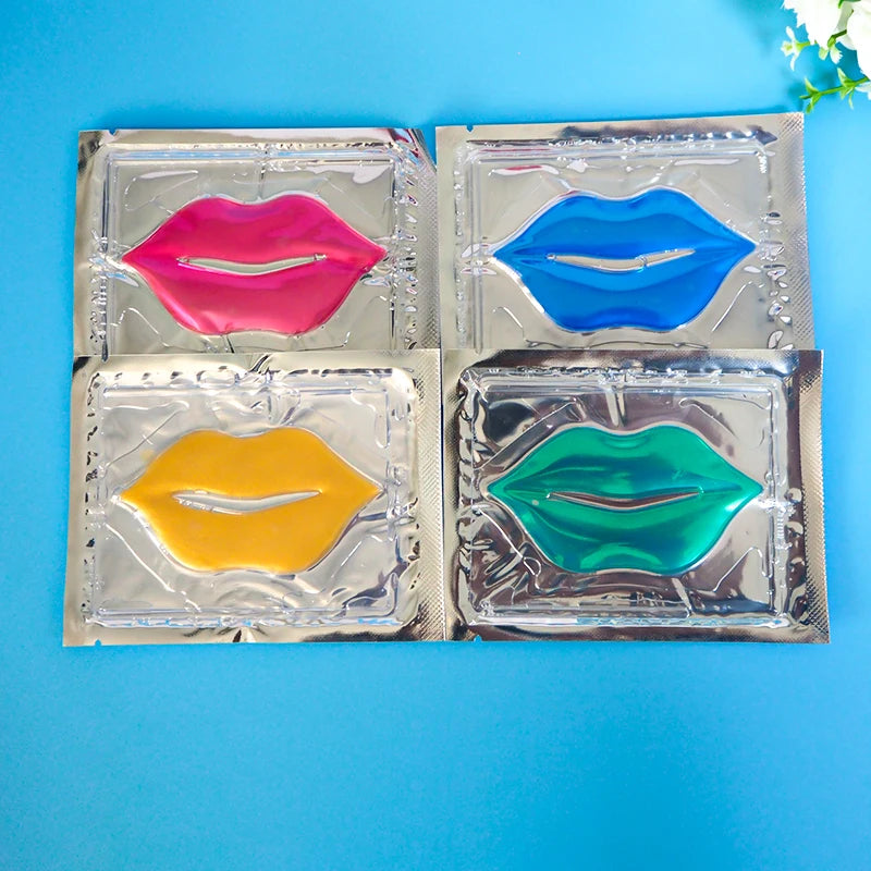 AiXin Private Label Reducing Fine Lines Moisturizing Sleeping Lip Mask Plumping Lip 24K Gold Rose Crystal Collagen Lip Mask
