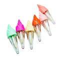 Creative Portability 5ml Ice Cream Cone Shape Lip Lipstick Gloss Tube Empty Makeup Packaging Divided Into Container Bottles