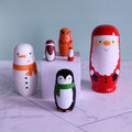 New Style Christmas Snowman Matryoshka Nesting Dolls for Decoration