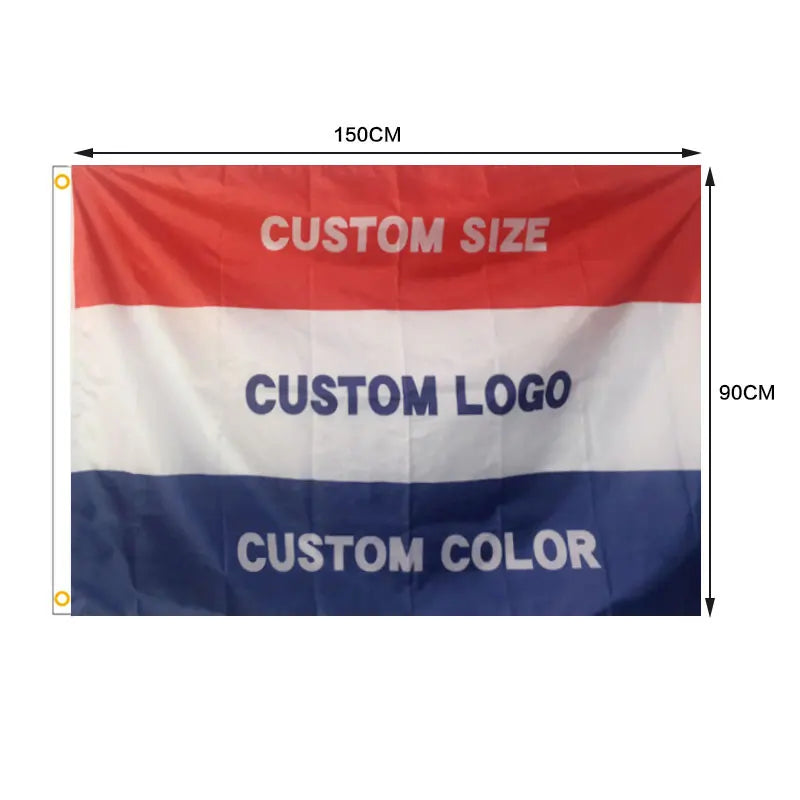 Custom Outdoor Flags Color Digital Printing with Your Logo Personalized Banners and Flags for End Users