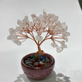 Wholesale 3Inches  Fengshui  Crystal Healing Chip Tree for Home Decoration