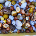 Hot Sales Agate Geode Cluster Egg Hand Carved Healing Stones Agate Druse for Fengshui Decoration