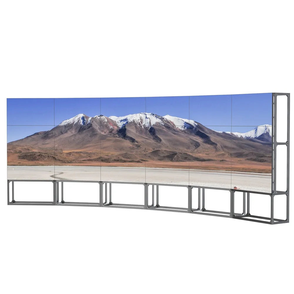 49 Inch HD Indoor Advertising Screen Floor Stand Information Display Digital Signage Lcd Video Wall