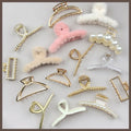 IVANHOE Woman Metal Hair Claws Chic Barrettes Hairclips Hairpins Ladies Hairgrip Headwear Girls Ornaments Hair Accessories