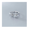 Fashion 925 Sterling Silver Sea Star Turtle Shaped Adjustable Animal Rings Cubic Zircon Ring for Women Wholesale