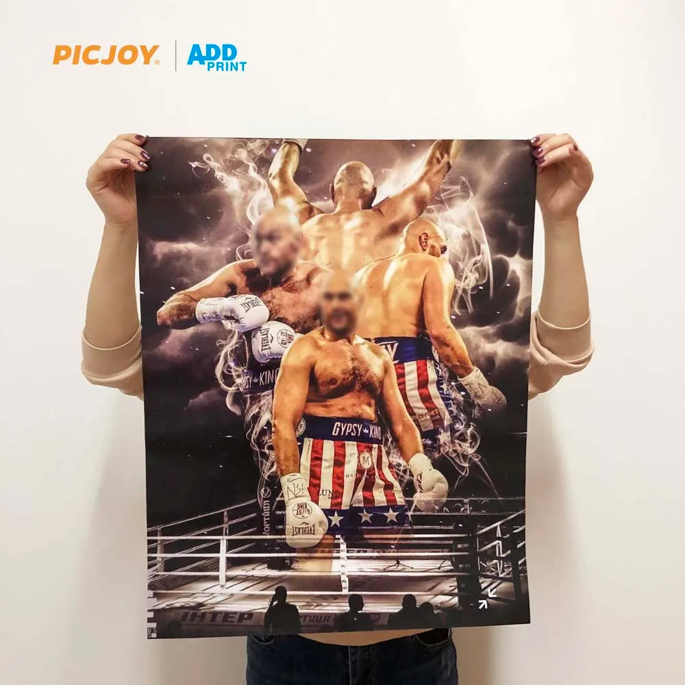 Fan club wall poster color printing in shanghai
