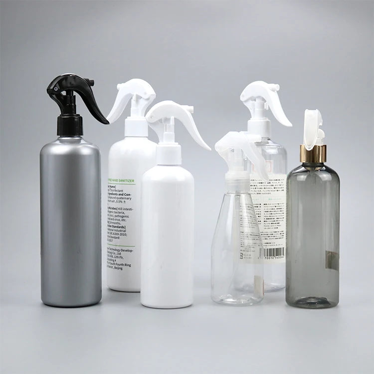 Custom PET Plastic Trigger Spray Mist Bottles With 100ml 200ml 250ml 300ml 500ml 750ml 1000ml for Hair Cleaner
