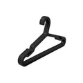 Customize Wholesale Cheap Plastic Clothes Hangers Black Color PP Plastic Hanger Coat Hanger
