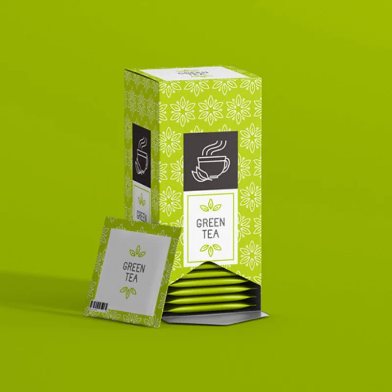 Wholesale Custom Logo Paper Packaging Box for Green Tea Bag Packaging Retail Paper Box
