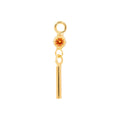 DIY Making Jewelry 925 Sterling Silver 18k Gold Earring Long Drop Pendant Charm