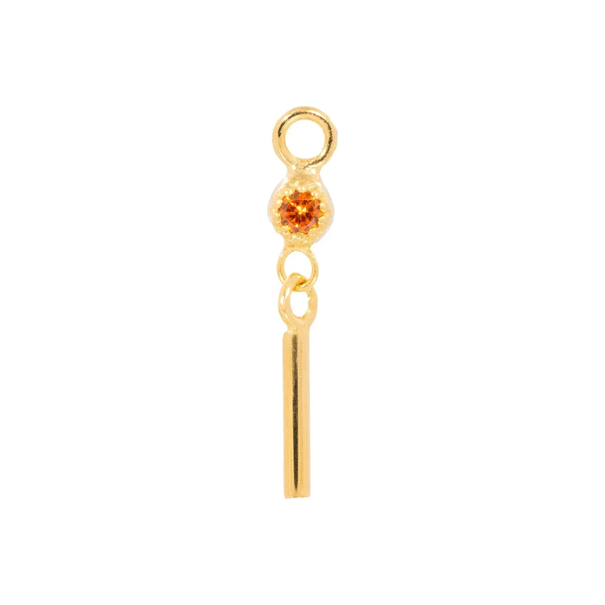 DIY Making Jewelry 925 Sterling Silver 18k Gold Earring Long Drop Pendant Charm