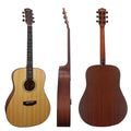 China Made Aiersi Brand Handmade Solid Spruce Top 41 Inch Dreadnaught Steel String Acoustic Guitar for Sale