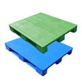 100% Virgin HDPE 4- Way Entry Stackable Euro Plastic Pallet for Pharmaceutical and Food Industry Use