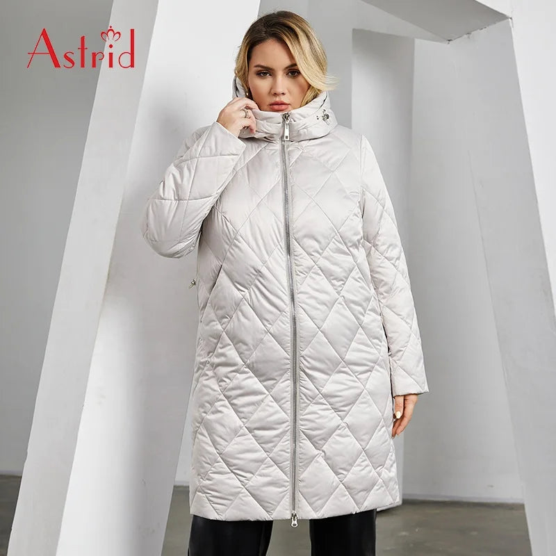 New Arrival Winter Large Size Thick Coat Windproof Fashion Hooded Long Sleeve Plus Size Coat