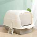 Wholesale Pet Cleaning Automatic Cat Toilet Products Plastic Large Space Box Closed Cat Litter Box Cat Litter Trays 10 - 1999 Pi