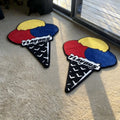 Custom Irregular Shape Rug Mat Handmade Customize Area Rugs Manufacturer Custom Carpet Rug